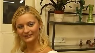 She smiles when he cums on her face after a blowjob