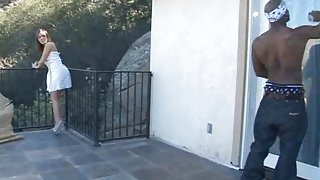 Nextdoor Girl Gets Huge Ebony Dick!
