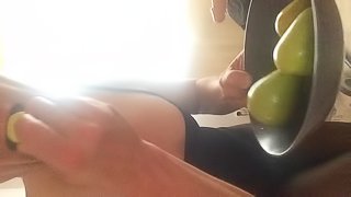 Anal lunch frukt real pervers munches