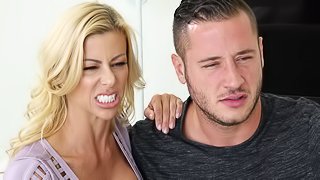 Good-looking Alexis Fawx cuckolding her man with a hot fella