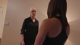 Abella Danger seduces a hot blonde for an amazing lesbian fuck