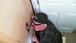 Thick Cock First Time Gloryhole Experience