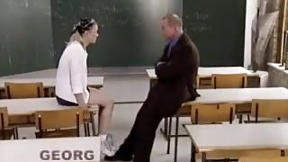 Schoolgirl Fucks Her Teacher !