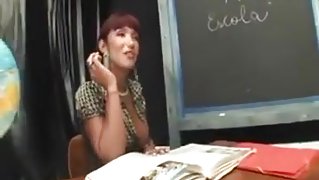 Shemal teacher fuck her male student