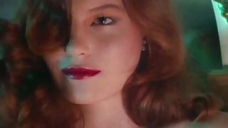 AVALON - vintage 80&#039;s redhead lingerie music video