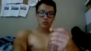 Nerdy Asian With An 8 Inch Cock
