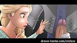 Frozen Hentai - Elsa&#039_s wet dream